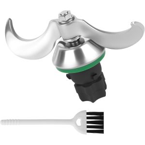 NouvelHorizonstore-Couteau &agrave; P&acirc;te pour Thermomix TM6/TM5T, pour Couteau Thermomix TM5, pi&egrave;ces de rechange pour Thermomix TM6 en Acier Inoxydable, Nettoyage Rapide, Aucun r&eacute;sidu de p&acirc;te - Neuf