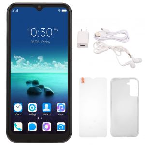 Smartphone android 11 de 6,53 pouces, 4 Go de RaM, 64 Go de ROM, double carte, double veille, ecran HD, 100-240 V, noir, prise US - Neuf