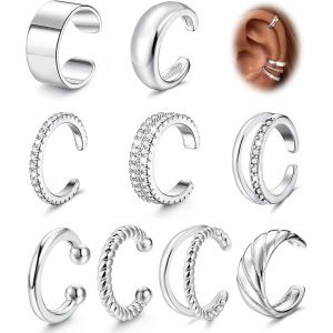 Kalhx-Manchettes D'oreille En Or Pour Femmes Manchette De Boucle D'oreille Non Piercing Clips D'oreille Boucles D'oreilles Manchettes D'oreille Pour Femmes Et Enveloppes Manchette D'oreille - Neuf