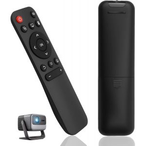 MEVRONISSHOP-T&eacute;l&eacute;commande Rechange Compatible avec projecteur HY320mini HY320 HY300 Pro HY300 T&eacute;l&eacute;commande de Remplacement-No Pairing Required Infrared Technology Easy to Use (Batteries Not Included) - Neuf