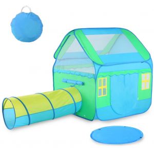 Grande Tente De Jeu Pour Enfants, Tente De Jeu Pop-Up Pour Enfants Vbestlife (3 Pieces) Comprenant Une Maison De Jeu Et Un Tunnel - Neuf