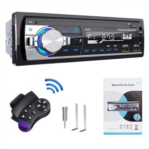 RDS Autoradios Bluetooth, Radio Voiture Récepteur avec Lecteur MP3 WMA FM Télécommande, Deux USB Port, Soutien iOS, Android(Non Lecteur CD) - Neuf