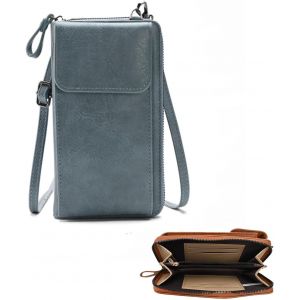RFCBC-Pochette Telephone Portable en Cuir PU pour Femme, Petit Sac Téléphone Portable Femme, Femme Portefeuille, sac à bandoulière pour téléphone portable, Épaule Portefeuille - Neuf