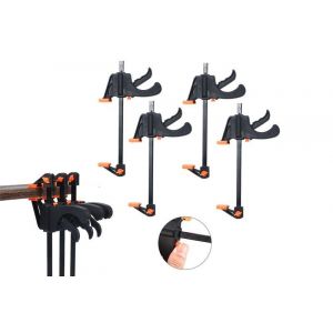 Ensemble de 4 serre-joints de 4 pouces pour le travail du bois, le collage, le per&ccedil;age et le sciage - Neuf