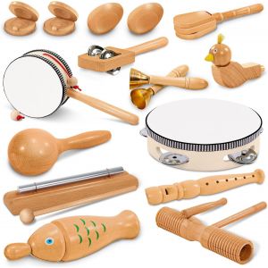 ERYI-Jouets Instrument De Musique Enfant - Instrument De Musique Bebe Avec Tambour Xylophone - Jouet Enfant Bebe 1 2 3 4 Ans - Jeux Montessori 2 Ans - Cadeau Paques Enfants - Neuf