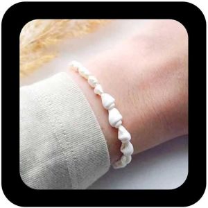 Kal-Bracelet Boho En Coquillage Bracelet En Perle Bracelet En Coquillage Bracelet En Perle Bracelet En Perle Bracelet En Cha&icirc;ne Pour Femmes - Neuf