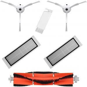 Pack Essentiel de pièces de Rechange compatibles avec Xiaomi Mi Robot Vacuum 1 et 2 (Non MOP). Kit d'accessoires de Rechange pour Robot aspirateur Xiaomi Roborock S50 S51 - Neuf