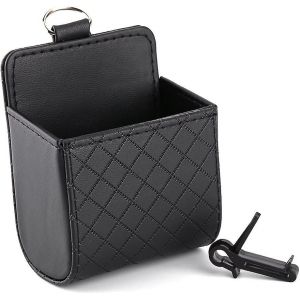 Bo&icirc;te De Rangement Pour Voiture, Support De Lunettes De T&eacute;l&eacute;phone Portable, Sac De Rangement Int&eacute;rieur Pour Voiture, Sac De Rangement En Cuir Pu Mul - Neuf