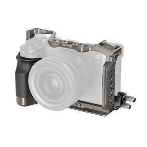 SMALLRIG HawkLock Kit cage &agrave; d&eacute;gagement rapide avec poign&eacute;e en silicone pour Sony Alpha 7C II / 7CR 5198 - Neuf