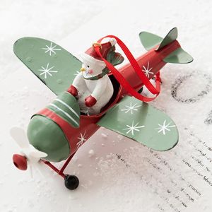 Pendentif Bonhomme De Neige De No&euml;l, Pendentif Bonhomme De Neige Sur Avion, D&eacute;coration De Sapin De No&euml;l - Neuf
