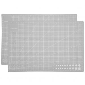 Lot de 2 tapis de decoupe A3 en PVC auto-cicatrisant, antiderapants, pour peinture, gravure, bricolage - Neuf