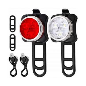 Ensemble D'éclairages De Vélo Étanches Ultra-Lumineux Novbject - Feux Arrière À Led Rechargeables Avant Et Arrière Avec 4 Modes Et Garantie À Vie - Neuf