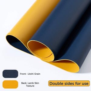 Tapis De Souris Grand, Sous Main Bureau Xxl, Mouse Pad Mat Prolong&eacute;, Tapis De Portable, Tableau D'&Eacute;criture, Buvard De Bureau, Double Face Usage En Cuir Pu &Eacute;tanche 90 X 43Cm(Bleu Fo[ZHUJ3697] - Neuf