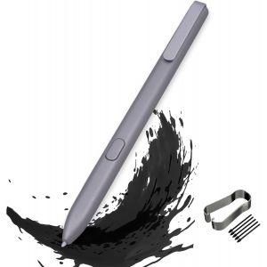 LETNERNY-Stylo Marqueur Pour Ordinateur Portable Remarqué 1/2 Tablette, Stylet Numérique, Stylet Emr, Sans Caoutchouc Intégré, Ne Nécessite Pas De Recharge, Aucune Configuration Nécessaire (Argent) - Neuf