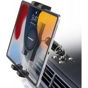 JGD-Support Tablette Tableau de Bord Voiture avec Base de Per&ccedil;age, Support Tablette pour V&eacute;hicule Camion Caravan pour iPad Mini Air Pro, Galaxy, Kindle, T&eacute;l&eacute;phones, 4&iquest;13"" Convient pour Fixation Mural - Neuf