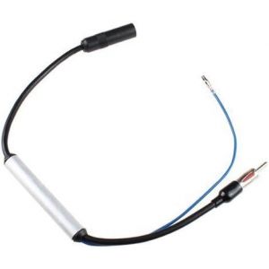 Cable Antenne Autoradio,Voiture Radio Amplificateur Antenne FM AM Amplifiée Signal Amplificateur Booster Cable 12V Actif ISO DIN Jack - Neuf