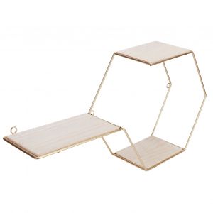 Hjlian Etagere Murale Innovante En Fer Forge Pour Le Rangement De La Maison Et Du Salon - Neuf