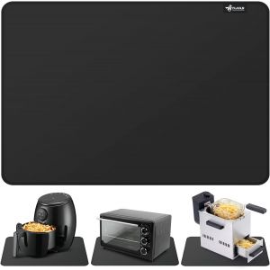 Kalanka-Tapis Résistant À La Chaleur Pour Friteuse À Air, Tapis En Silicone Ignifuge Pour Comptoir De Cuisine, Protecteur De Comptoir, Antidérapant Et Imperméable 30 X 45 Cm, Noir - Neuf