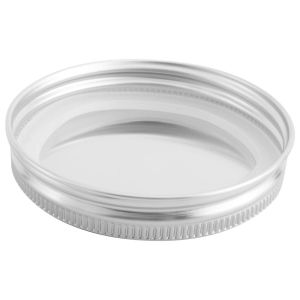 Lot De 8 Couvercles De Bocaux En Acier Inoxydable 86 Mm,Couvercles Étanches En Silicone - Neuf