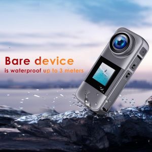 Action Cam-Caméra De Plongée Avec Double Écran,Caméra Moto,Kit Aventure (Avec Carte Sd 32 Go)-Idéal Pour Les Sports Extrêmes Et Les Prises De Vue En Mouvement - Neuf