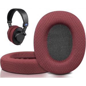 Tissu en Maille Mousse Coussin Coussinets pour Sony MDR-7506 MDR-V6 MDR-V7 MDR-CD900ST Monitor Casque, Coussinets avec Mousse d'isolation du Bruit - Neuf