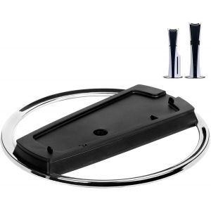 LKLJIJ-Support vertical compatible avec console PS5 Slim et PS5 ¿ Support vertical noir pour console PlayStation 5 Slim compatible avec coussinets antidérapants - Neuf