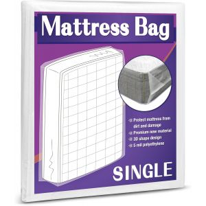 KALANKA-Housse de matelas pour le d&eacute;m&eacute;nagement et le rangement, 5 mm, tr&egrave;s r&eacute;sistant, prot&egrave;ge-matelas super &eacute;pais et r&eacute;sistant aux d&eacute;chirures (simple) - Neuf