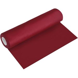 Ulteronixshop-Chemin De Table En Velours Bordeaux 5 M - Tissu Doux Aspect Mat - 28 Cm De Large - D&eacute;coration &Eacute;l&eacute;gante Pour No&euml;l, Mariages, Anniversaires Et &Eacute;v&eacute;nements - Neuf