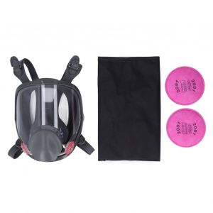 Xyong Masque Respiratoire Integral Kp100, Filtre Coton Silicone, Bonne Etancheite, Sur, Confortable, Reutilisable, Protection Integrale - Neuf
