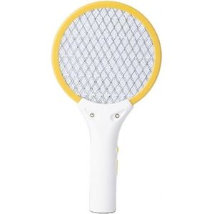 Tapetteà Mouche Manuelle Robuste Raquette Electrique Insectes Tapettes À Mouches Rechargeables Tapette À Mouche Flexible(Jaune) - Neuf