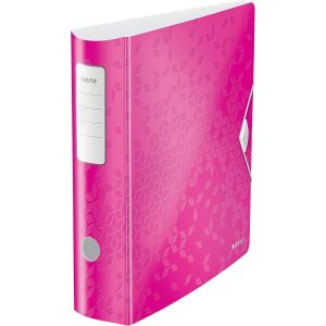 Active Lever Arch File A4,Rounded Spine 82 Mm,Elastic Fit,Polyfoam Light,Wow,Pink,11060023 - Neuf