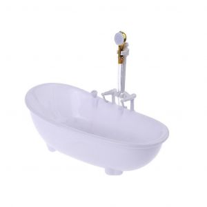 1/6 Maison de poup&eacute;e Miniatures Baignoire &eacute;lectrique Meubles Accessoires de salle de bain Enfants Pr - Neuf