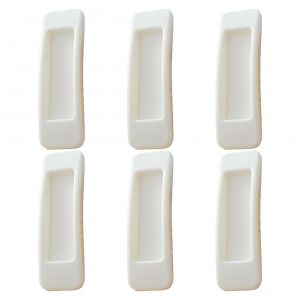 Lot de 6 poign&eacute;es adh&eacute;sives pour placards et tiroirs - Neuf