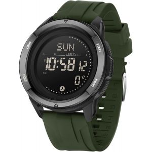 Montre De Sport Militaire Num&eacute;rique Pour Homme-&Eacute;tanche Jusqu'&agrave; 5 Atm-Montre De Fitness Avec Boussole,M&eacute;tronome,Calories,Chronom&egrave;tre,Compteur De Pas,Montre De Course &Agrave; Pied.[J150] - Neuf
