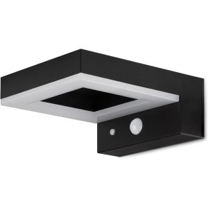 Applique Murale Exterieur Solaire, Detecteur De Mouvement, Lampe Solaire Exterieur, 600 Lumens, Blanc Chaud 3000k, Imperm&eacute;able Ip44, Eclairage Solar Avec 3 Modes De Lumi&egrave;re - Neuf