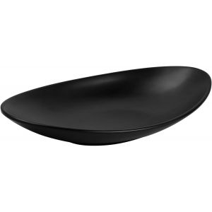 Checarzhn--No1-Plateau Decoratif, Plat Ovale Noir, Assiette De Style Japonais, Bol À Bijoux, Clé Plat Bijoux Bol Décoratif, Plateau De Rangement, Organisateur Porte-Clés Pour Entrée, Commode Décor, 2 - Neuf