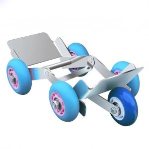 Flat Tire Booster Trolly Outil De Déplacement De Rouleau De Pneu D'urgence Avec 5 Roues Pour Tricycle De Moto De Vélo À Usage Intensif - Neuf