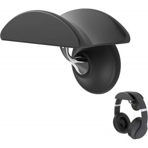 LORANKA-Support Casque, Support Casque Ps5, Porte Headset Gamer Mural Autocollant, Porte Headset Gaming, Accessoire Bureau pour Ranger Les &eacute;couteurs, Les Sacs &agrave; Dos, Les &eacute;charpes, Noir - Neuf