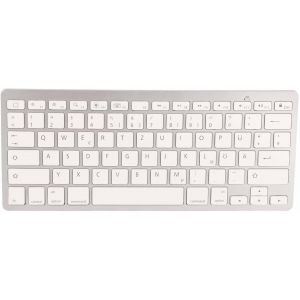 Clavier Bluetooth, Clavier Allemand à 78 Touches, Clavier Bluetooth sans Fil Ultra Fin, Clavier Allemand Silencieux, Disposition QWERTZ, pour iOS, pour Android, pour Windows - Neuf