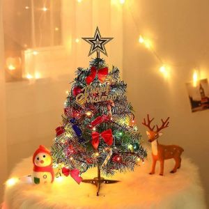 D&eacute;coration de no&euml;l 50cm - Miniature Arbre Artificiel Pour le Bureau, la D&eacute;coration &agrave; la Maison - Neuf