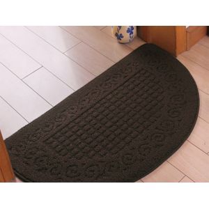 Tapis D'entr&eacute;e Int&eacute;rieur Antid&eacute;rapant Couleur Caf&eacute; Fonc&eacute;, 38 X 58 Cm, Pour La Maison Et La Cuisine - Neuf
