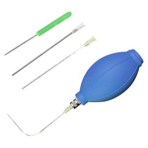 Souffleur d'oeuf facile Outils d'oeuf vide Pompe à oeuf à un trou et perceuse La machine à ?ufs de Pâques fournit le kit de décoration d'oeufs ukrainien bleu - Neuf