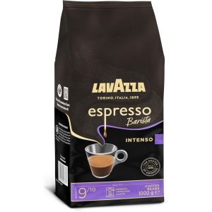 KALANKA-, Espresso Barista Intenso, Caf&eacute; en Grains, 1 Kg, Id&eacute;al pour les Machines &agrave; Caf&eacute; Automatiques, Notes Aromatiques de Cacao et Bois&eacute;es, Intensit&eacute; 9/10, Torr&eacute;faction Moyenne - Neuf