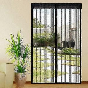 Moustiquaire magn&eacute;tique 120x220cm pour portes - Moustiquaire de fermeture automatique anti-insectes pour balcon et salon - Neuf