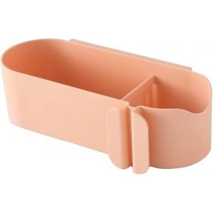 (Rose) Étagère de rangement multifonctionnelle pour sèche-cheveux, salle de bain, toilettes, support pour sèche-cheveux - Neuf