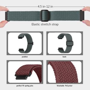 Bracelet De Montre En Nylon Lib&eacute;ration Rapide 16mm 18mm 20mm 22mm, Sangle De Sport Respirante R&eacute;glable En Douceur Pour Homme Femme - Neuf