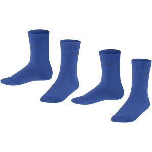 Kalanka-Mixte Enfant Foot Logo 2-Pack Chaussettes Respirantes Durables Biologiques Coton Renforc&eacute;es Douces Couture Plate Aux Orteils Unies Pour Vie Quotidienne Et &Eacute;cole Multipack Lot De 2 Paires - Neuf