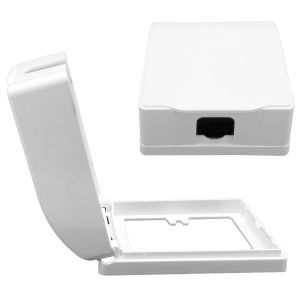 Type 86 Cache Prise Etanche Electrique Murale 2 Pi&egrave;ces Cache Prise Etanche Convient Aux Prises De Salle De Bain Ext&eacute;rieur Cache Prise De Courant Pour Salle De Bain Et Cuisine Prise - Neuf