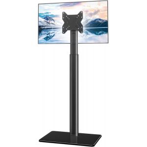 MEVRONISSHOP-plus Meuble TV Pied Support Pivotant pour T&eacute;leviseur Ecran LCD de 19 &agrave; 43 Pouce LED Plasma,HT1001BP - Neuf