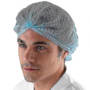 100x Jetable Filet À Cheveux Tête Couverture Casquette Anti-Poussière Médical Chirurgical Chapeau Extensible - Neuf